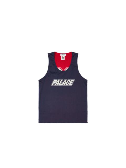 MESH REVERSO BORDER VEST NAVY