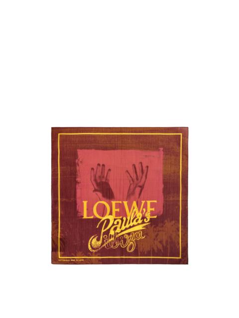 Loewe Palm bandana in cotton and silk