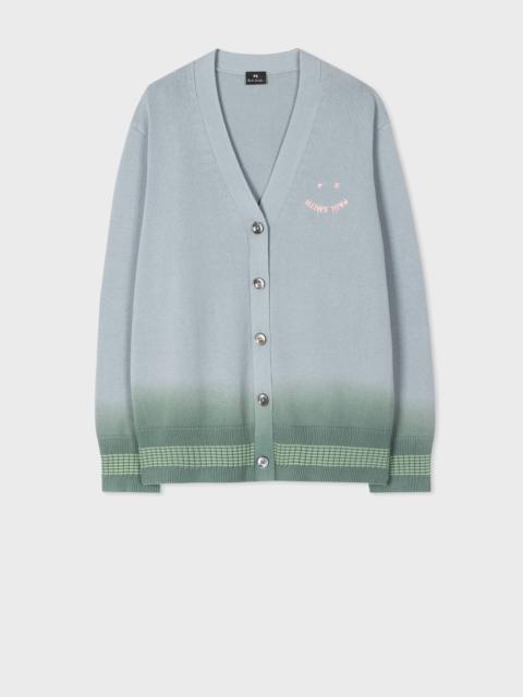 Paul Smith Gradient Bottom Cotton'Blend Cardigan