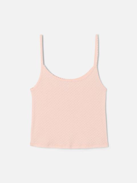 RE/DONE Jolie Tank - Pink Salt Honeycomb