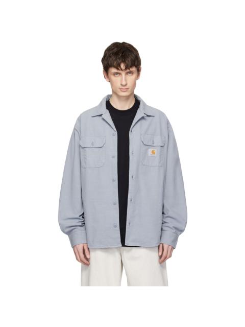 Carhartt WIP Blue L/S Kelsey Shirt