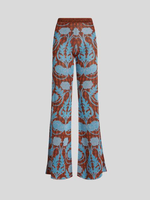 Etro KNIT JACQUARD TROUSERS