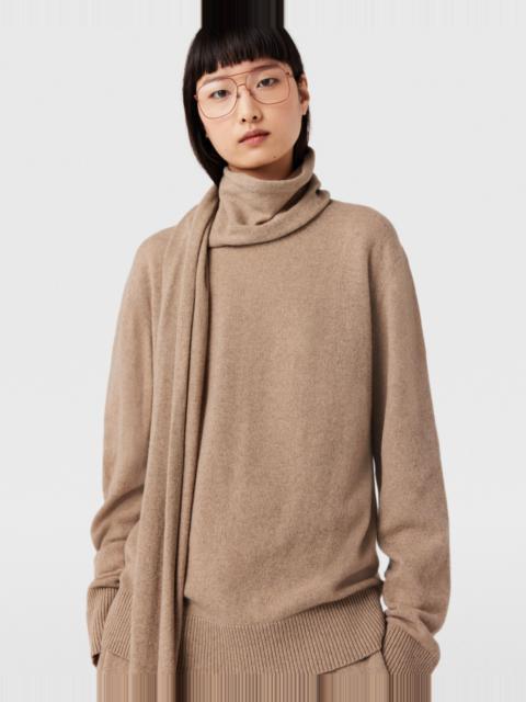 Stella McCartney Scarf Detail Long Sleeve Sweater