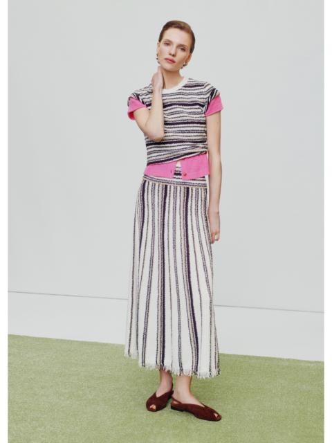 ME+EM Stripe Knit Maxi Skirt