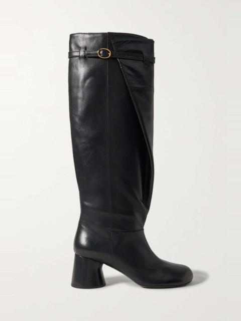Admiral leather knee boots