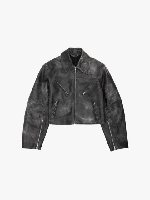 Helmut Lang LEATHER BIKER JACKET