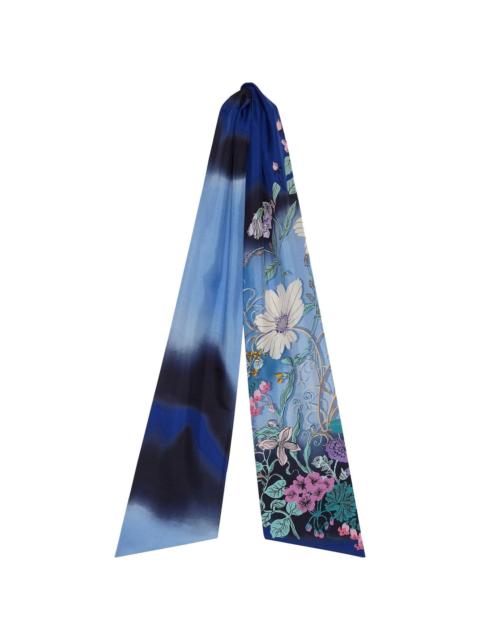 FERRAGAMO Corisia silk floral-print headscarf