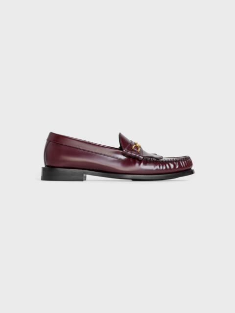 CELINE Celine Luco Maillon Triomphe Loafer in Polished Calfskin