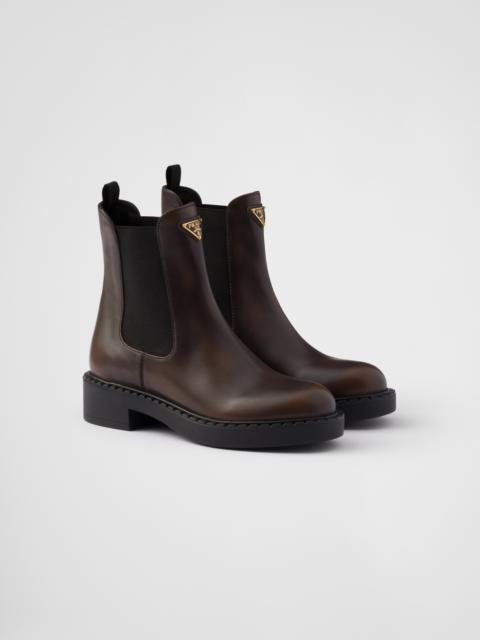 Prada Leather Chelsea boots