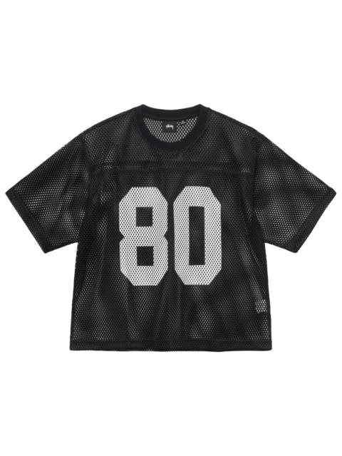 TEAM STUSSY JERSEY メッシュ スポーツTシャツM 80赤色
