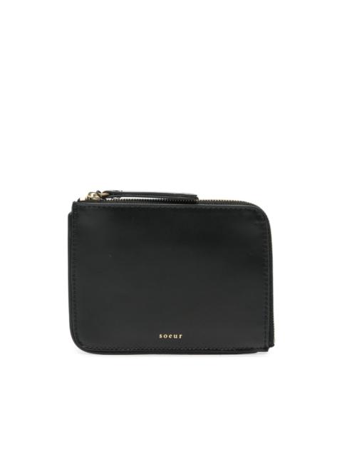 soeur Talia logo-print wallet