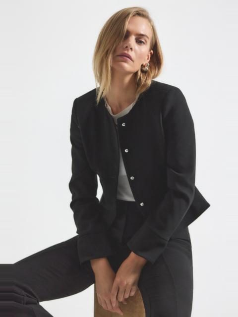 DEREK LAM 10 CROSBY ELIZABETH PEPLUM JACKET