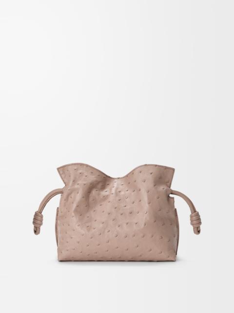 Loewe Mini Flamenco clutch in ostrich