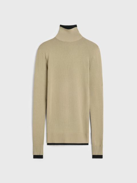 TOTEME Fitted ribbed top sage