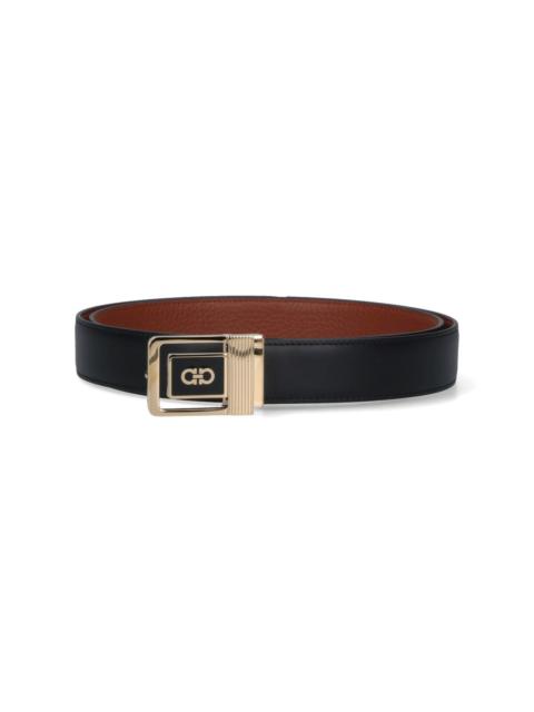 FERRAGAMO LOGO REVERSIBLE BELT