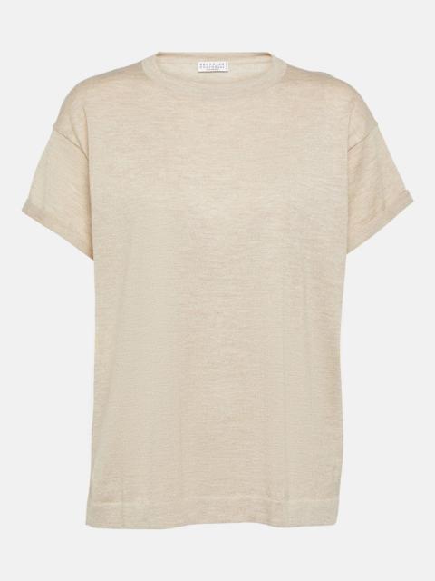 Cashmere and silk T-shirt
