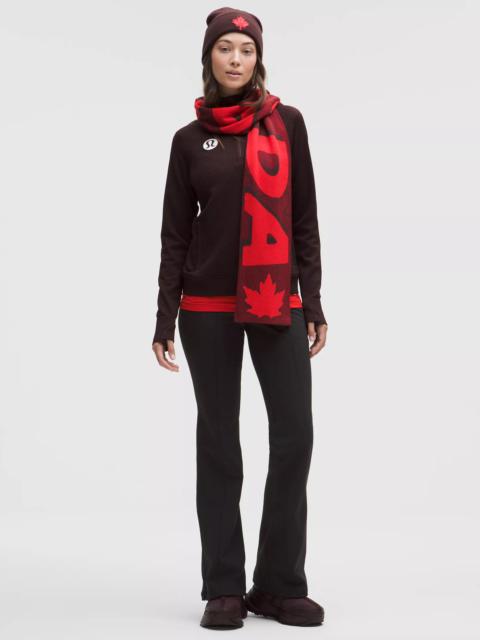 lululemon Team Canada Cold Weather Flared Pant Regular *CPC Logo