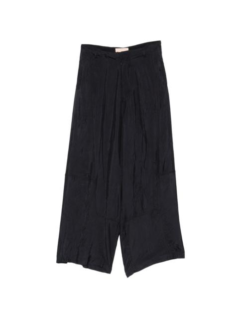 Plan C pocket belt-loop palazzo pants