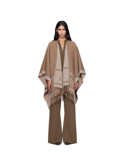 Max Mara Brown Hildestole Scarf