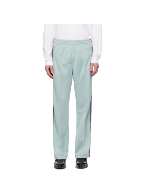 NEEDLES Green Poly Smooth Track Pants