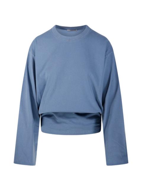 HAIKURE long-sleeved cropped top