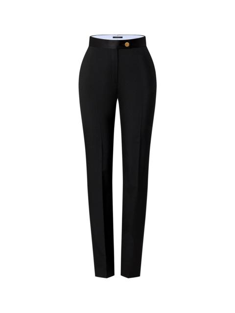 Louis Vuitton Satin Waistband Tailored Pants