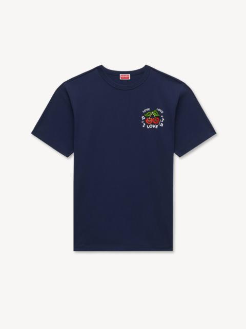 KENZO 'KENZO Loves' embroidered slim T-shirt in cotton