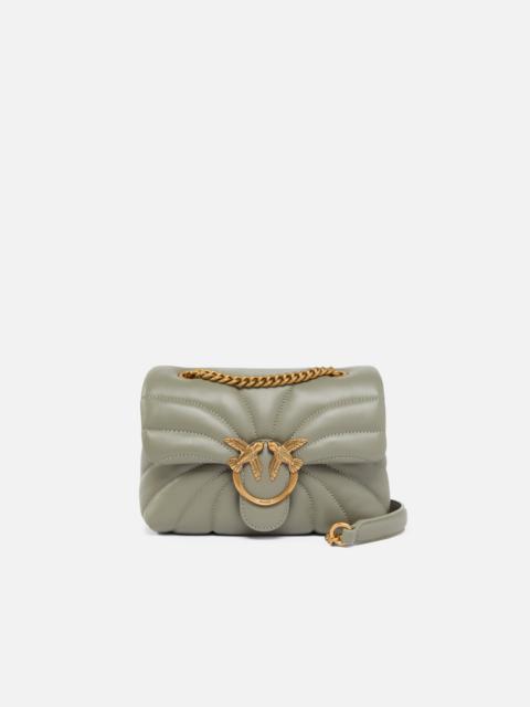 PINKO LOVE BAG PUFF BUTTERFLY MINI NAPPA LEATHER CROSSBODY BAG