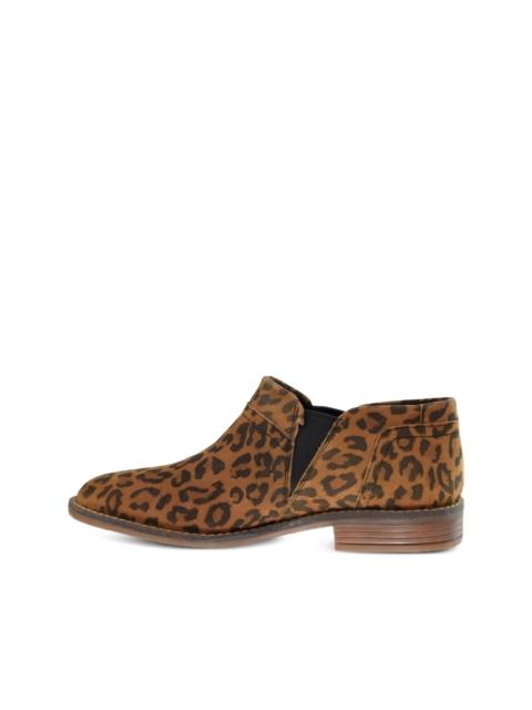 Clarks Originals Camzin Mix leopard-print boots