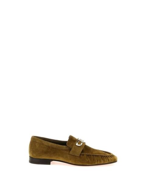 Christian Louboutin CHRISTIAN LOUBOUTIN Mocallista Brown Suede Loafers New & Aut
