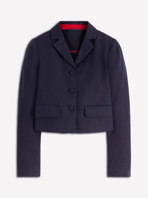 BODEN Dartmouth Linen Blazer-Navy