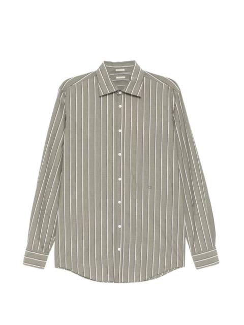 massimo alba striped shirt