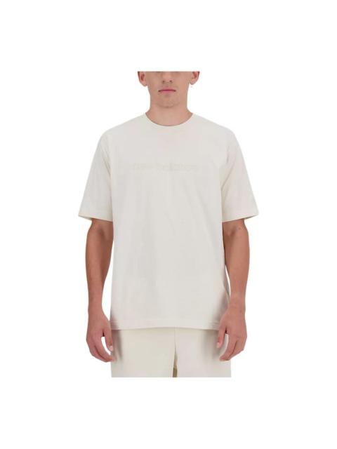 New Balance New Balance Wordmark Logo T-Shirt 'Linen' MT41559-LIN