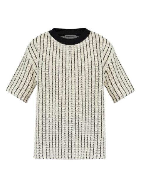 Jil Sander striped crew-neck T-shirt