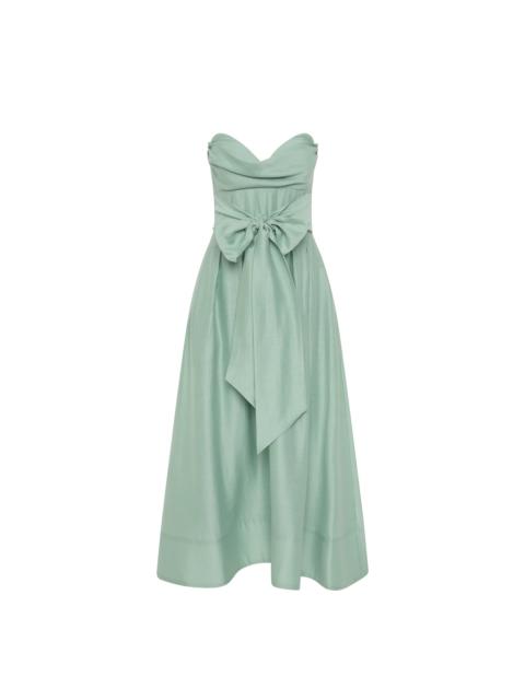 REBECCA VALLANCE Serenity Strapless Midi Dress
