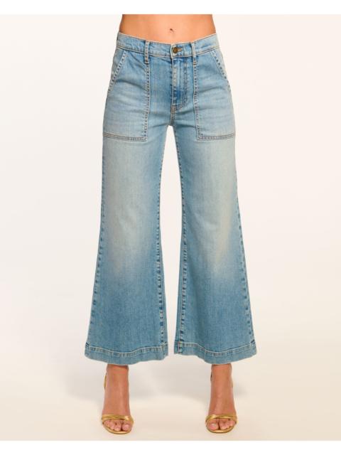 RAMY BROOK Clifford Cropped Wide Leg Jean