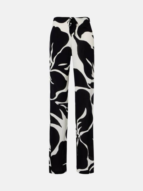 Dries Van Noten Floral straight pants
