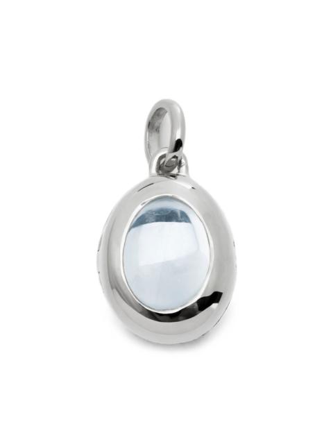 MONICA VINADER April Birthstone rock-crystal locket pendant