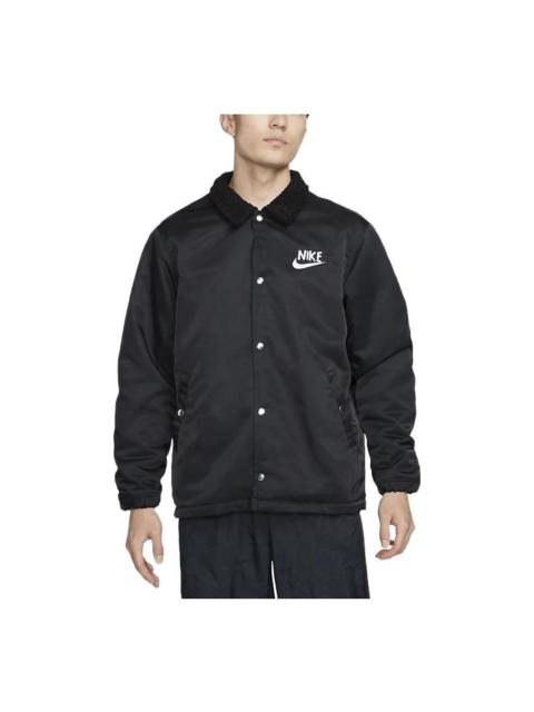 Nike Lined winterized coach jacket 'Black' DQ4192-010