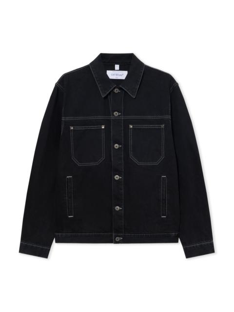 Off-White Half Arrow Denim Skate Jacket