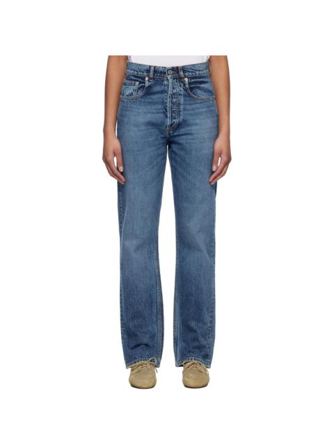 JW Anderson Blue 5 Pocket Straight Leg Jeans