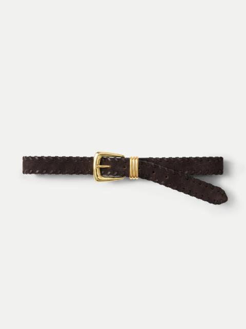 VERONICA BEARD ARCH SUEDE WHIPSTITCH BELT