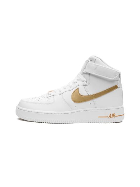 AIR FORCE 1 WMNS "White / Metallic Gold"