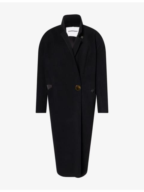 DARKPARK Magda Sartorial Longline Cashmere And Wool Coat