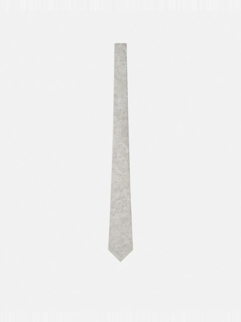 VERSACE Barocco Jacquard Silk Tie