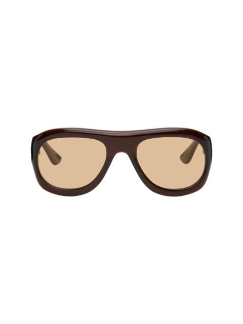【関税込み】Port Tanger ブラウン Fayaz サングラス Port Tanger: Fayaz Sunglasses (Tobacco) | DSML E-SHOP