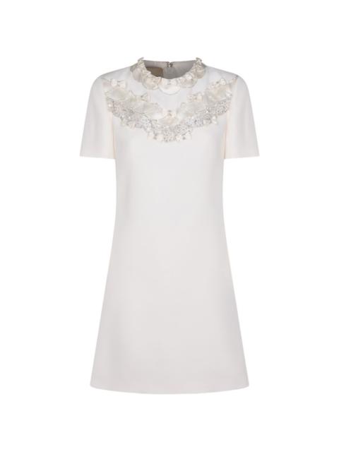 Valentino bow embellished mini dress