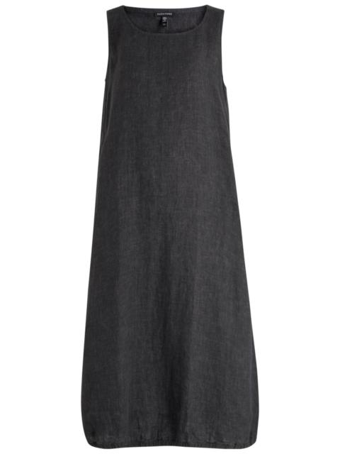 EILEEN FISHER Eileen Fisher Lantern Linen Midi Dress