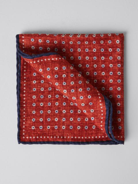 Brunello Cucinelli Double face silk pocket square