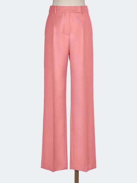 Max Mara TALCO Wool, silk and mohair trousers - CORAL